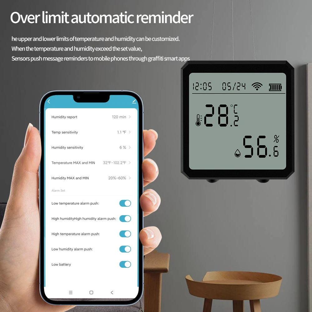 ClariAir™ Smart Temperature & Humidity Monitor